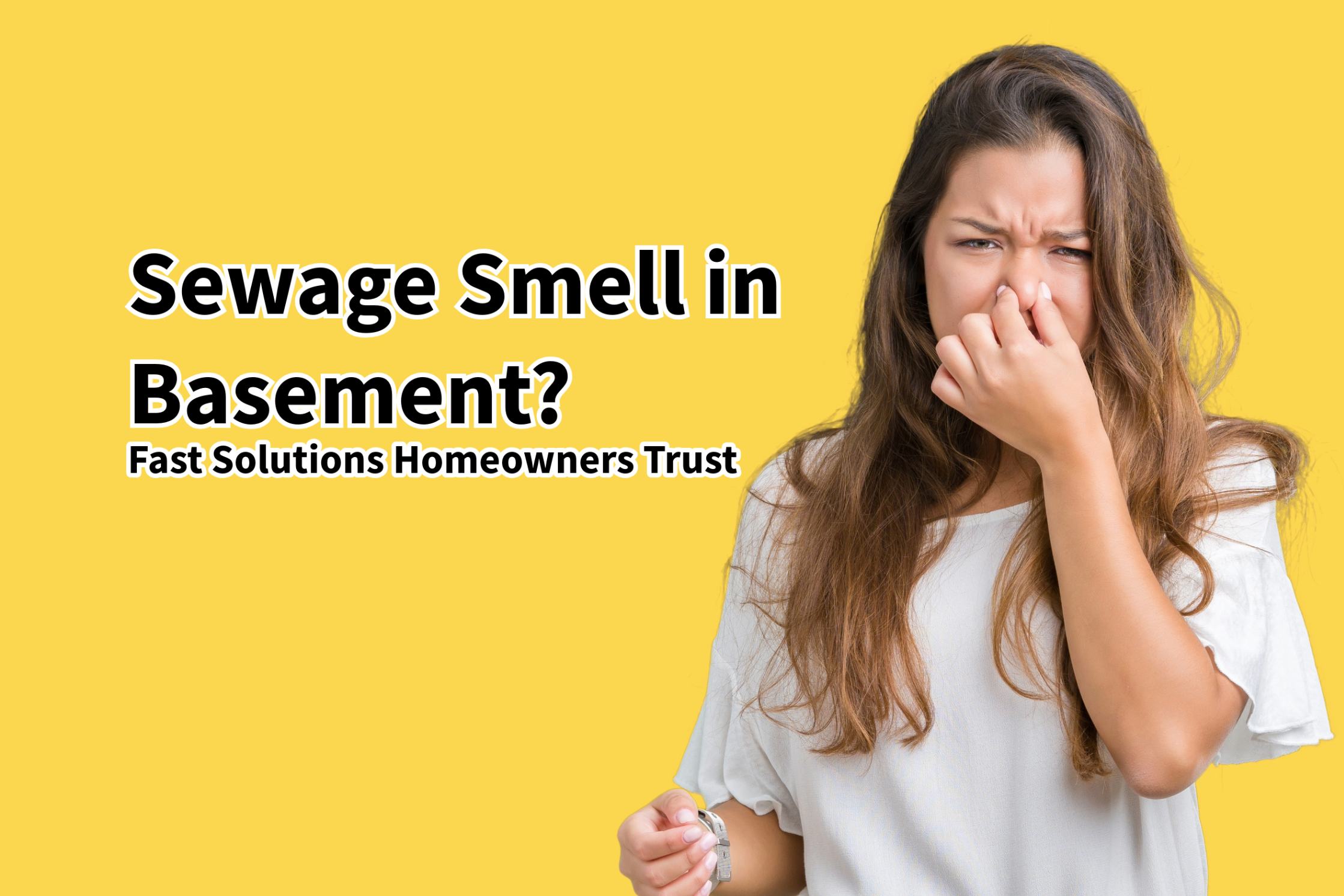 Grove City, Ohio plumbing blog on how to address sewage smells in your basement.